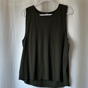 LULULEMON Run On Tank, Size 10, Dark Olive